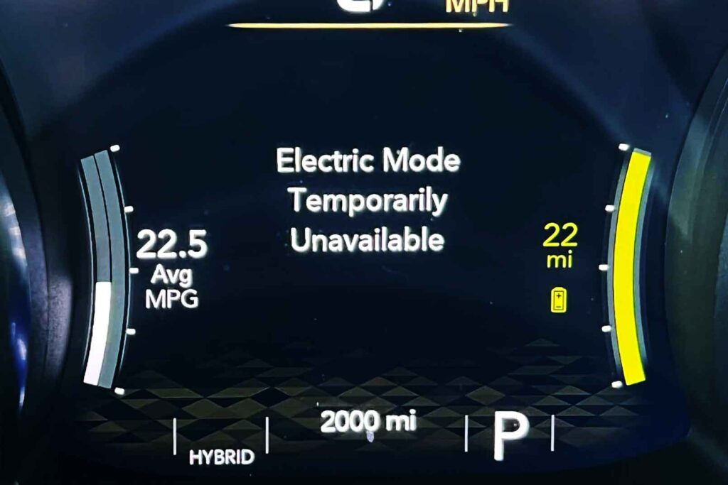 Jeep 4xe Electric Mode Temporarily Unavailable