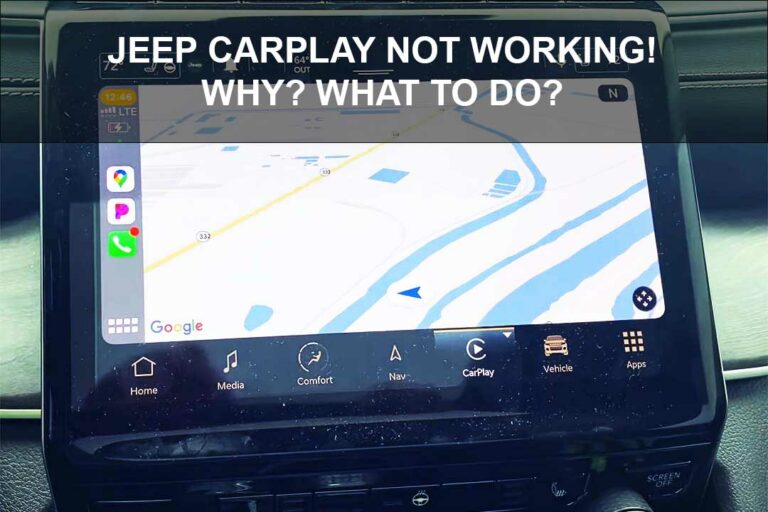 Jeep CarPlay Not Working – Why? What To Do?