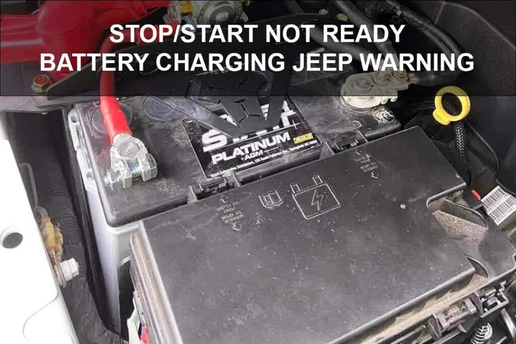 stop/start not ready battery charging warning