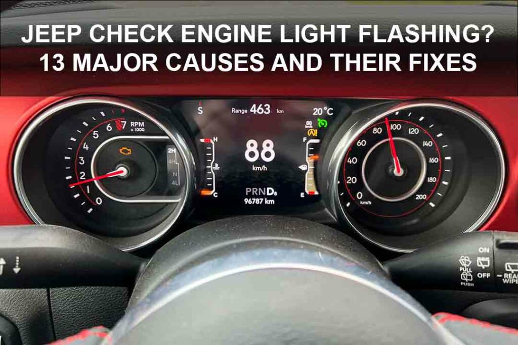Why Is My Jeep Check Engine Light Flashing?
